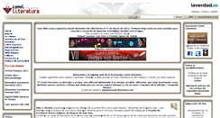 Desktop Screenshot of canal-literatura.org