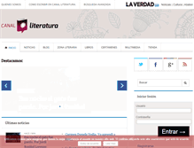 Tablet Screenshot of canal-literatura.com